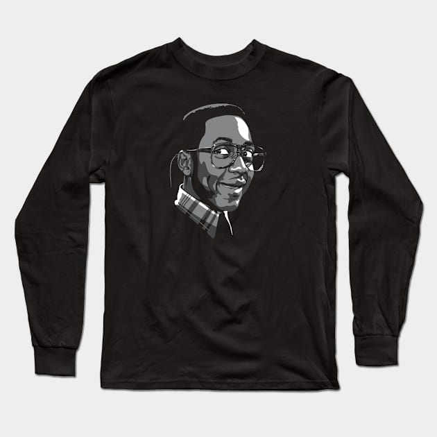 Jaleel White greyscale Long Sleeve T-Shirt by @johnnehill